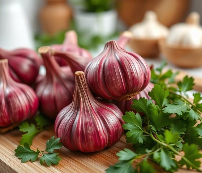 Czosnek czerwony – właściwości, działanie i zastosowanie w diecie